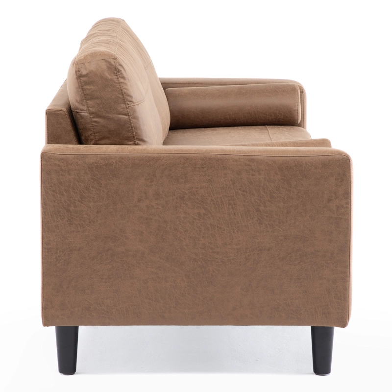 LIVING 1 SOFA 2 CUERPO + 1 SOFA 3 CUERPOS LOUSIANA VINTAGE CUERO CAFE  SETJG800SL - 11