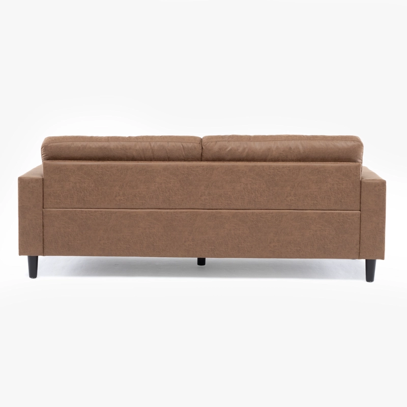 SOFA 3 CUERPOS LOUSIANA VINTAGE CUERO VIEJO CAFE  JG8001S - 6