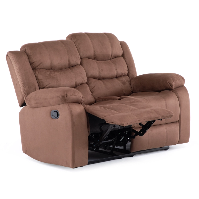 SOFA 2 CUERPOS RECLINABLE TRADICIONAL NORMAN CAFE  2011LF - 5