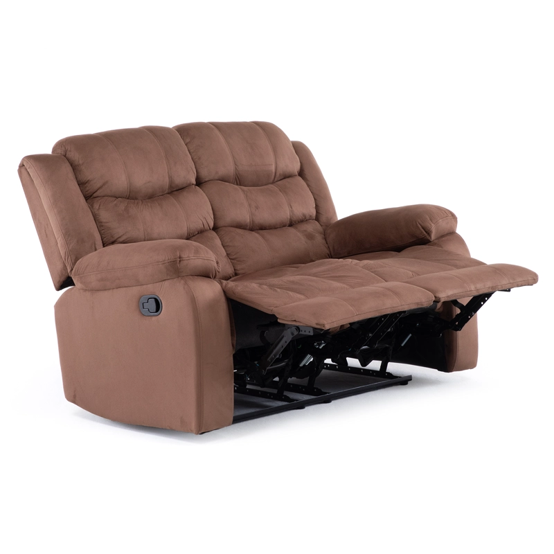 SOFA 2 CUERPOS RECLINABLE TRADICIONAL NORMAN CAFE  2011LF - 6