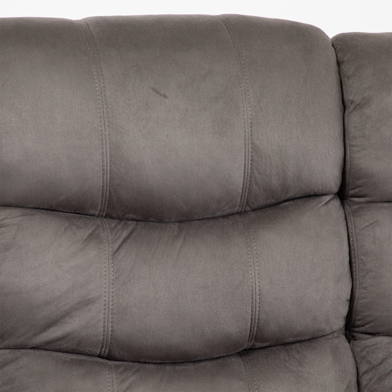 SOFA 2 CUERPOS RECLINABLE TRADICIONAL NORMAN GRIS 2011LFGR - 13