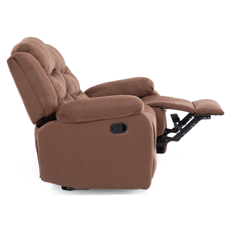 LIVING RECLINABLE SOFA 3 CUERPOS + 1 SOFA 2 CUERPOS + 1 BERGER CAFE  NORMAN SET2011LFBR - 12