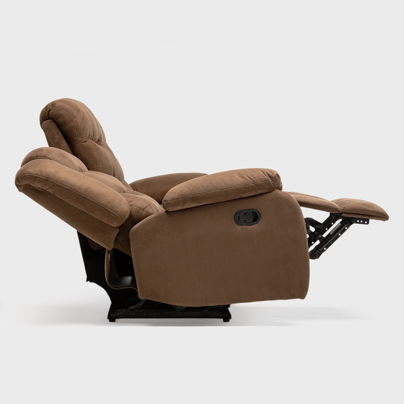 LIVING RECLINABLE SOFA 3 CUERPOS + 1 SOFA 2 CUERPOS + 1 BERGER CAFE  NORMAN SET2011LFBR - 9