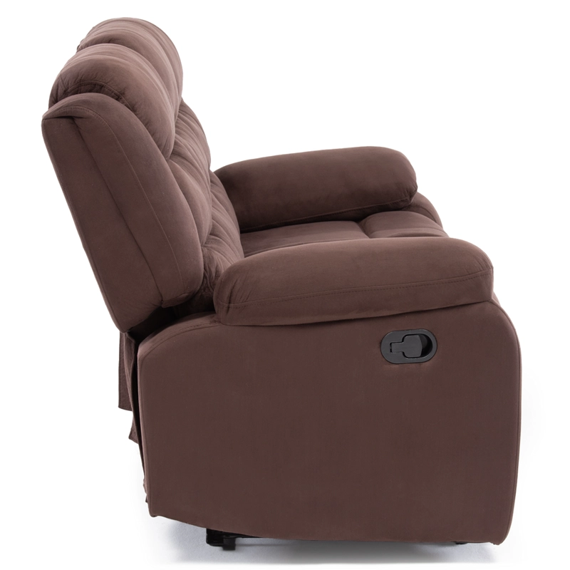 SOFA 3 CUERPOS RECLINABLE TRADICIONAL NORMAN CAFE  OSCURO 2011SFDBR - 7