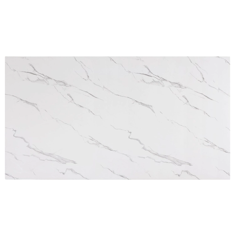 JUEGO DE COMEDOR 6 SILLAS MODERNO RODEUS BLANCO MARMOL D4931 - 4