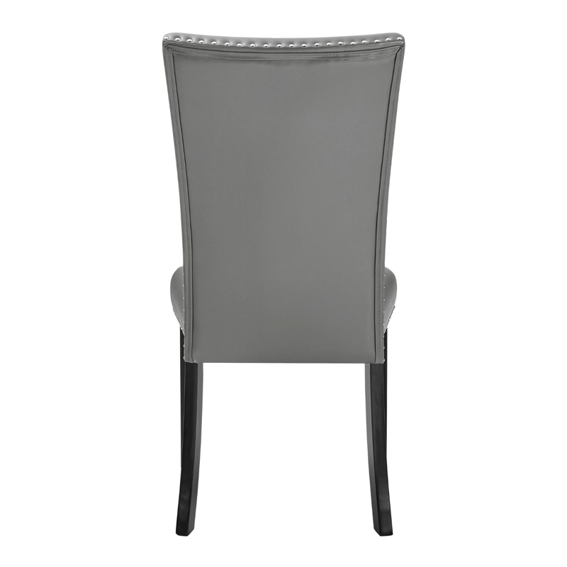 JUEGO DE COMEDOR 4 SILLAS MODERNO MOON MARMOL GRIS D6058-4 - 8