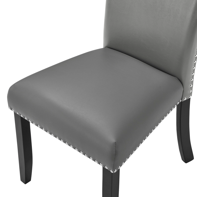 JUEGO DE COMEDOR 6 SILLAS MODERNO MOON MARMOL GRIS D6058 - 10