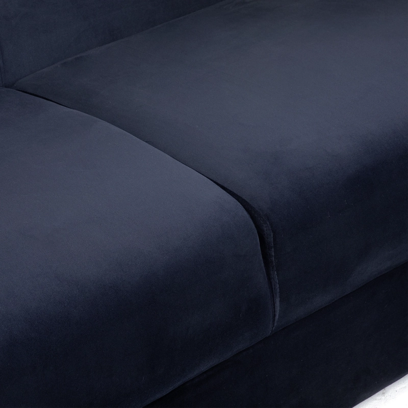 SOFA ELEGANTE 3 CUERPO MODERNO NEGRO SPENCER - 2