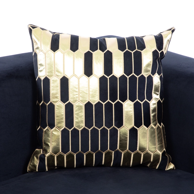 SOFA ELEGANTE 3 CUERPO MODERNO NEGRO SPENCER - 9