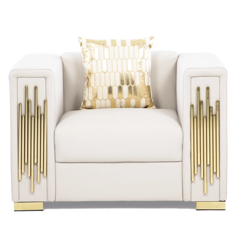 SILLON ELEGANTE 1 CUERPO MODERNO BEIGE SPENCER - 2