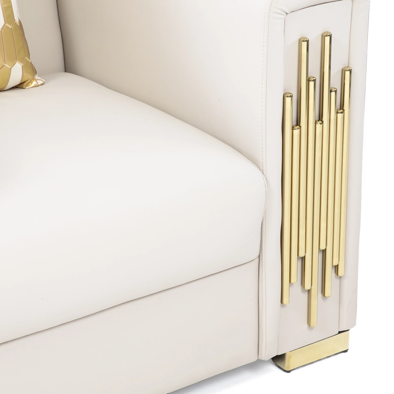SILLON ELEGANTE 1 CUERPO MODERNO BEIGE SPENCER - 7