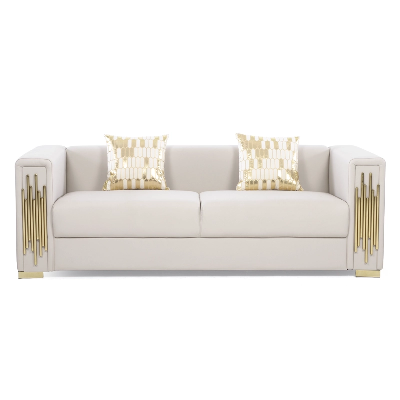 SOFA ELEGANTE 3 CUERPO MODERNO BEIGE SPENCER - 2