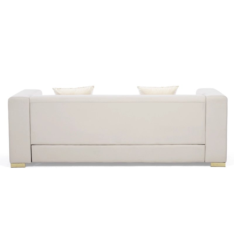 SOFA ELEGANTE 3 CUERPO MODERNO BEIGE SPENCER - 6