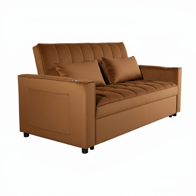 SOFA CAMA 2 CUERPOS MODERNO DALLAS CAFE - 8