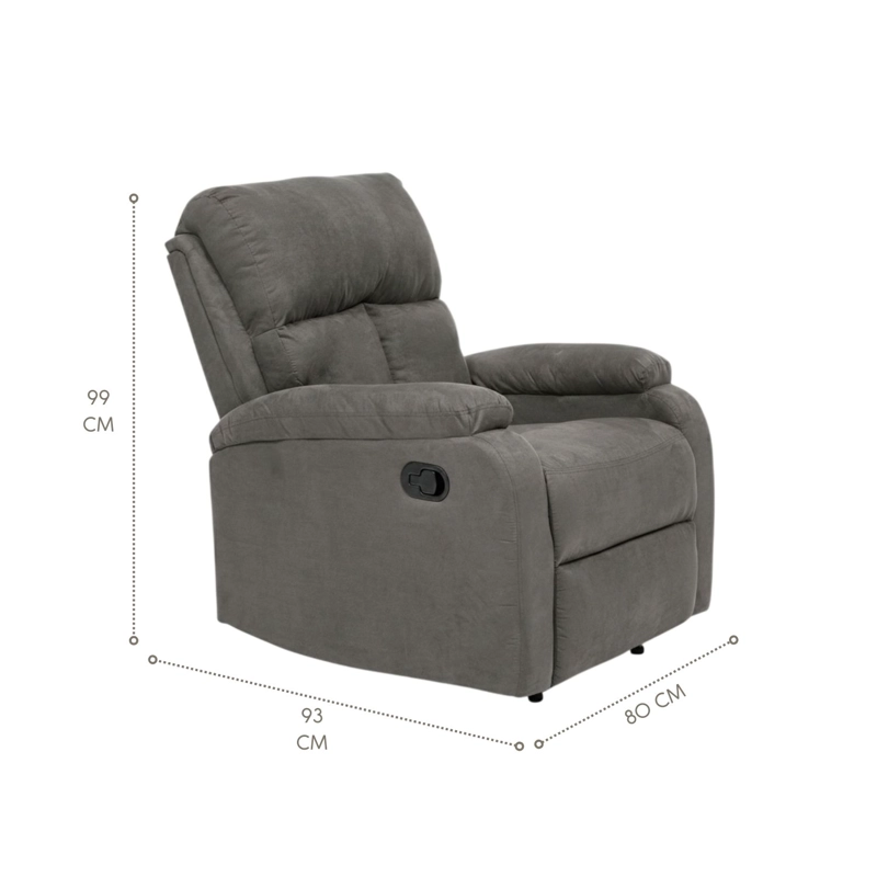 BERGER RECLINABLE MODERNO MATHEUS GRIS - 7
