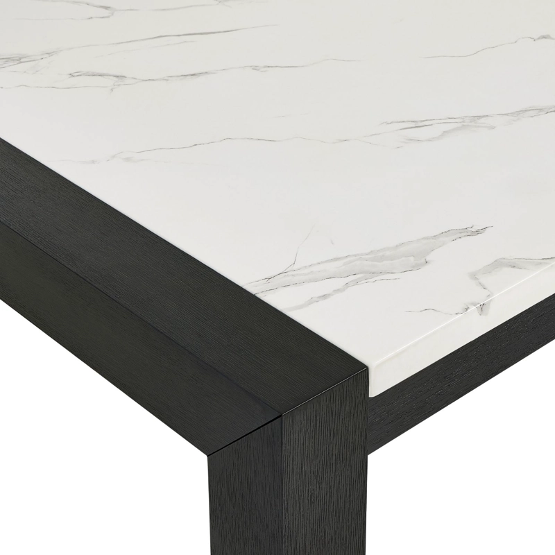 JUEGO DE COMEDOR 6 SILLAS MODERNO BELICE BLANCO GRIS D2506 - 5