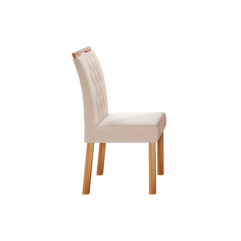 COMEDOR ELEGANTE ESTELA RECTANGULAR 4 SILLAS - 5