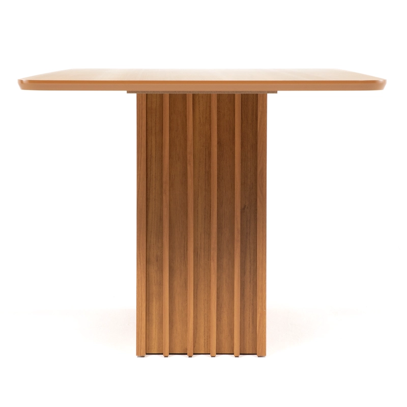 JUEGO DE COMEDOR ELEGANTE MADERA RECTANGULAR 8 SILLAS ARIELA CAFE - 10