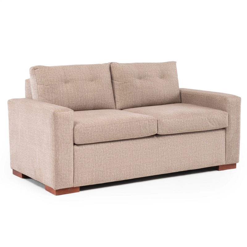 SOFA 2 CUERPOS ELEGANTE BEIGE GALENA - 4