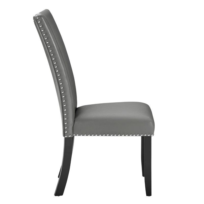 SILLAS DE COMEDOR ELEGANTE MOON GRIS PACK 2 UNIDADES - 4