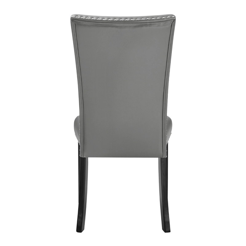 SILLAS DE COMEDOR ELEGANTE MOON GRIS PACK 2 UNIDADES - 5