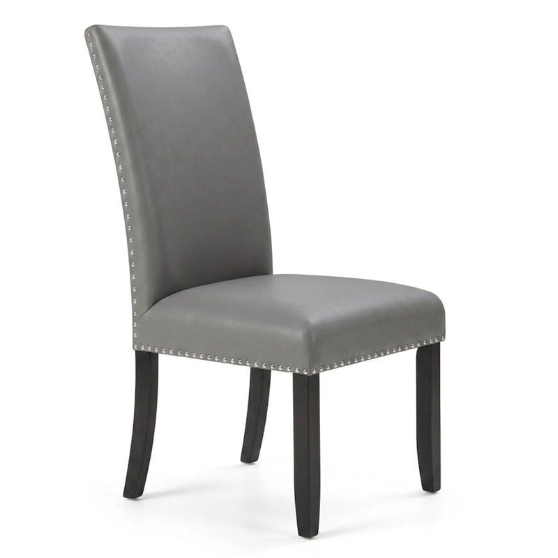 SILLAS DE COMEDOR ELEGANTE MOON GRIS PACK 2 UNIDADES - 8