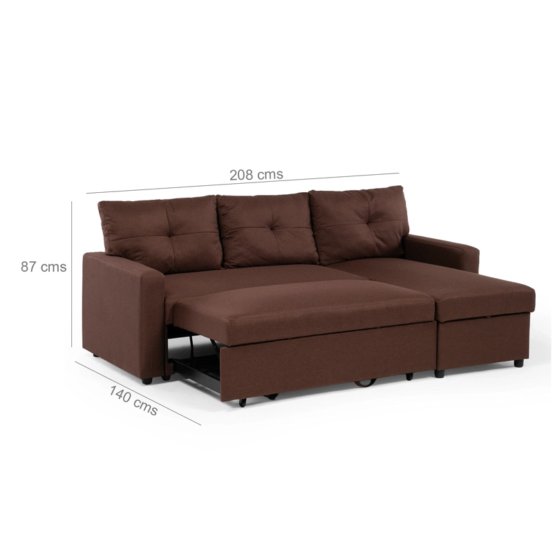 SOFA CAMA SECCIONAL 2 PLAZAS MODERNO - LINO SIDNEY CAFE - 10