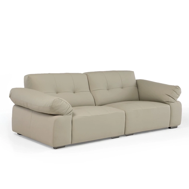 SOFA MODULAR PARA LIVING 5 PERSONAS CLASICO GE NOVA CREMA - 11