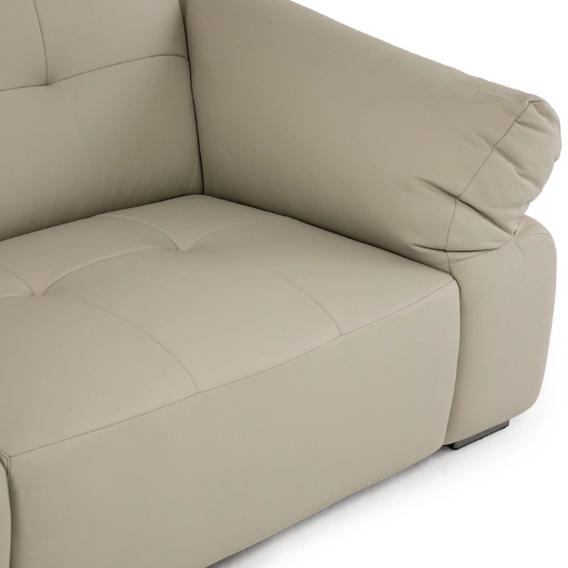 SOFA MODULAR PARA LIVING 5 PERSONAS CLASICO GE NOVA CREMA - 6