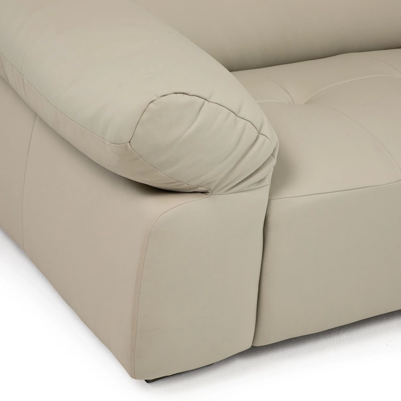 SOFA MODULAR PARA LIVING 5 PERSONAS CLASICO GE NOVA CREMA - 7