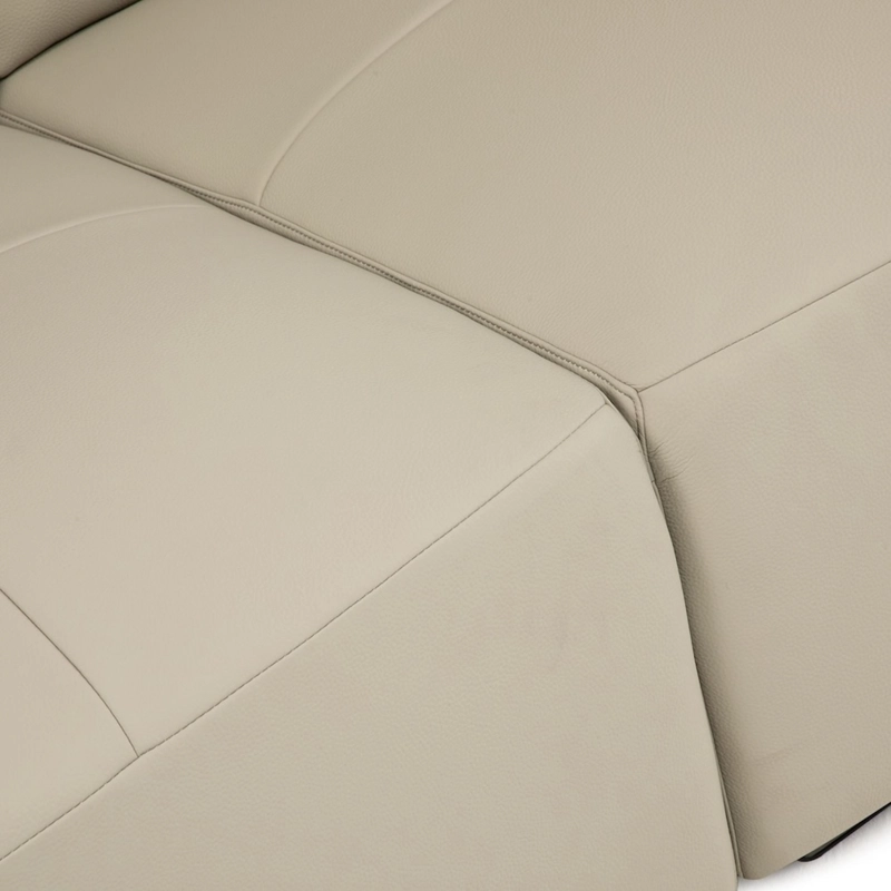 SOFA MODULAR PARA LIVING 5 PERSONAS CLASICO GE NOVA CREMA - 8