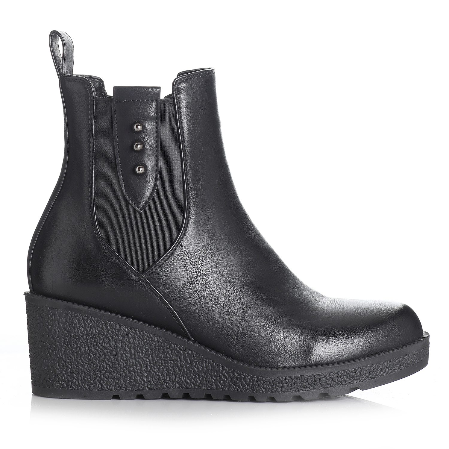 Ripley - BOTIN MUJER NEGRO VIA UNO 12442404