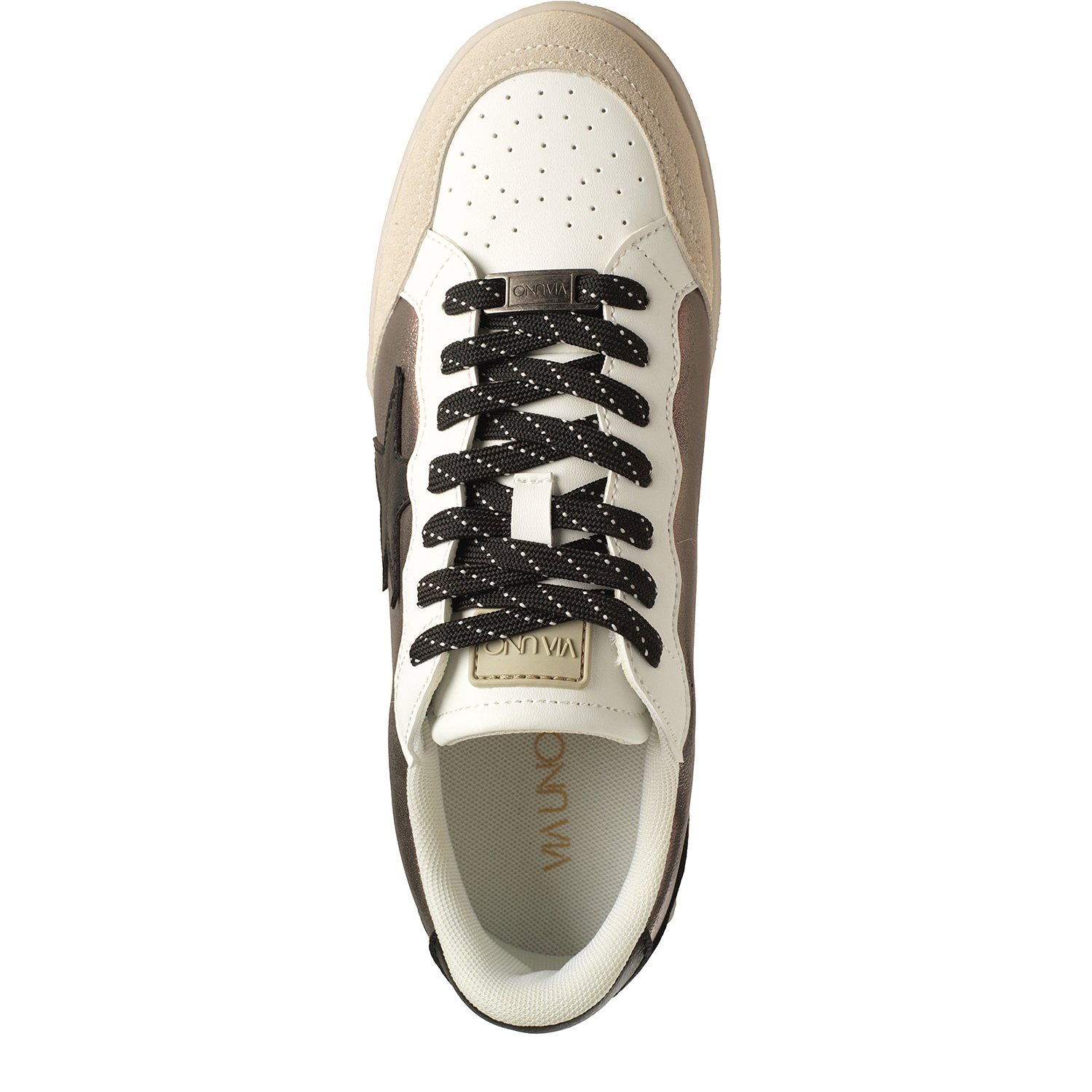 ZAPATILLA MUJER VIA UNO NEGRO 22641703 - 3