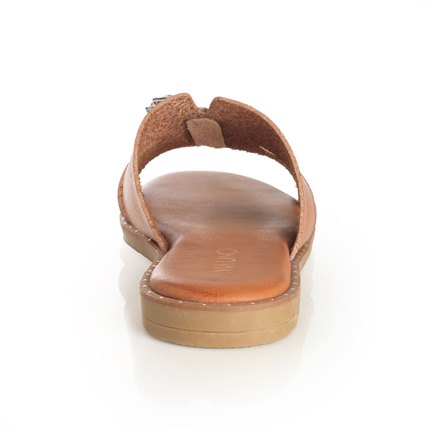 SANDALIA MUJER VIA UNO CAMEL 22601627 - 2