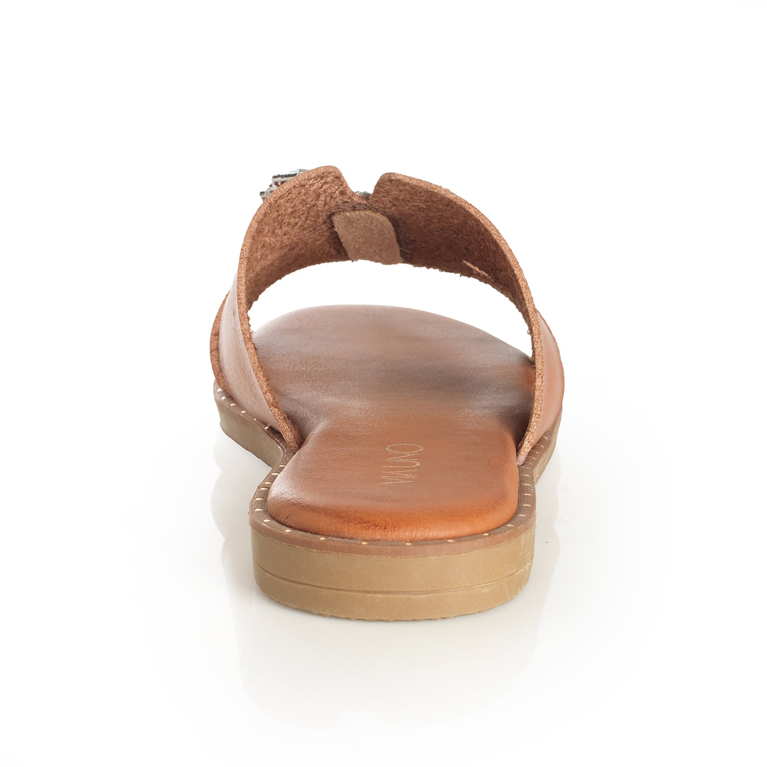 SANDALIA MUJER VIA UNO CAMEL 22601627 - 2