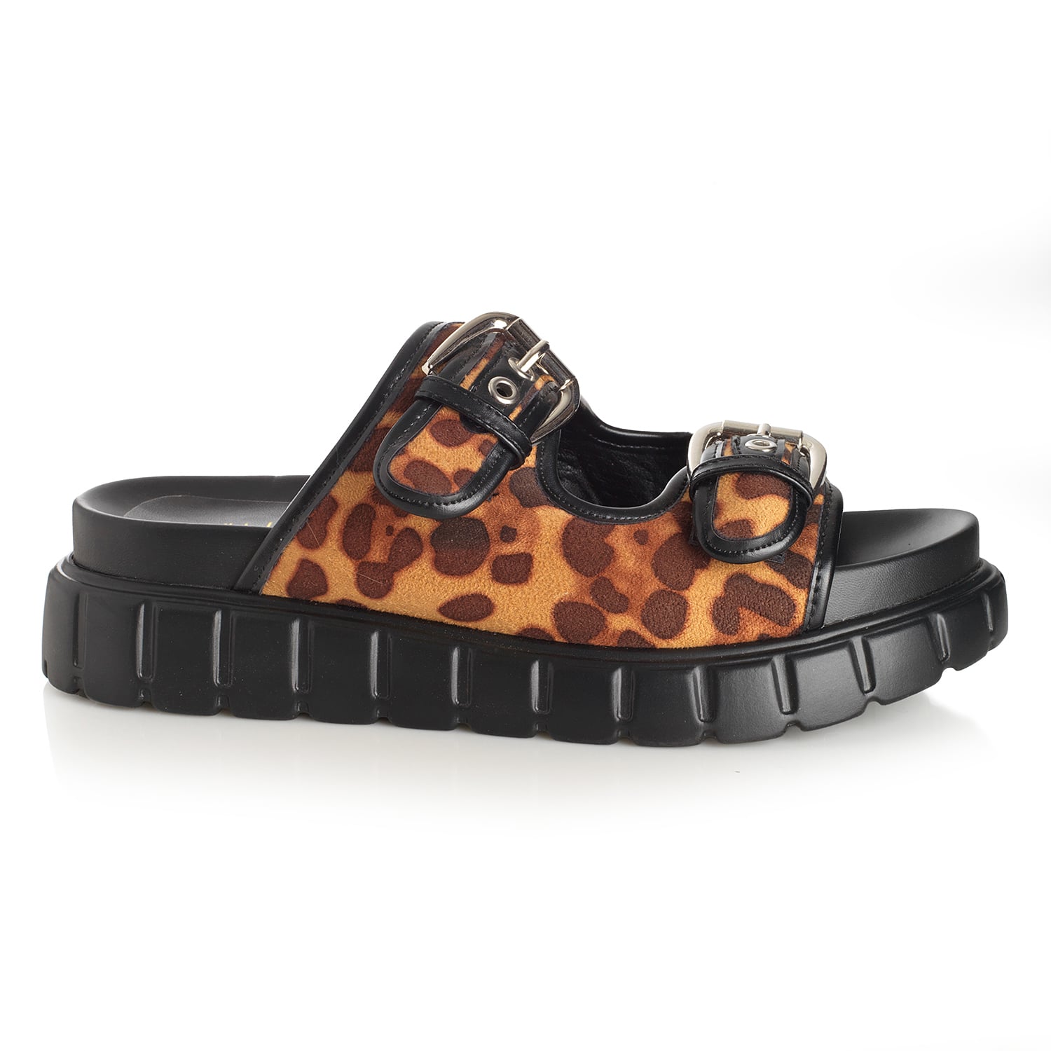 SANDALIA MUJER VIA UNO LEOPARDO 22641603 - 1