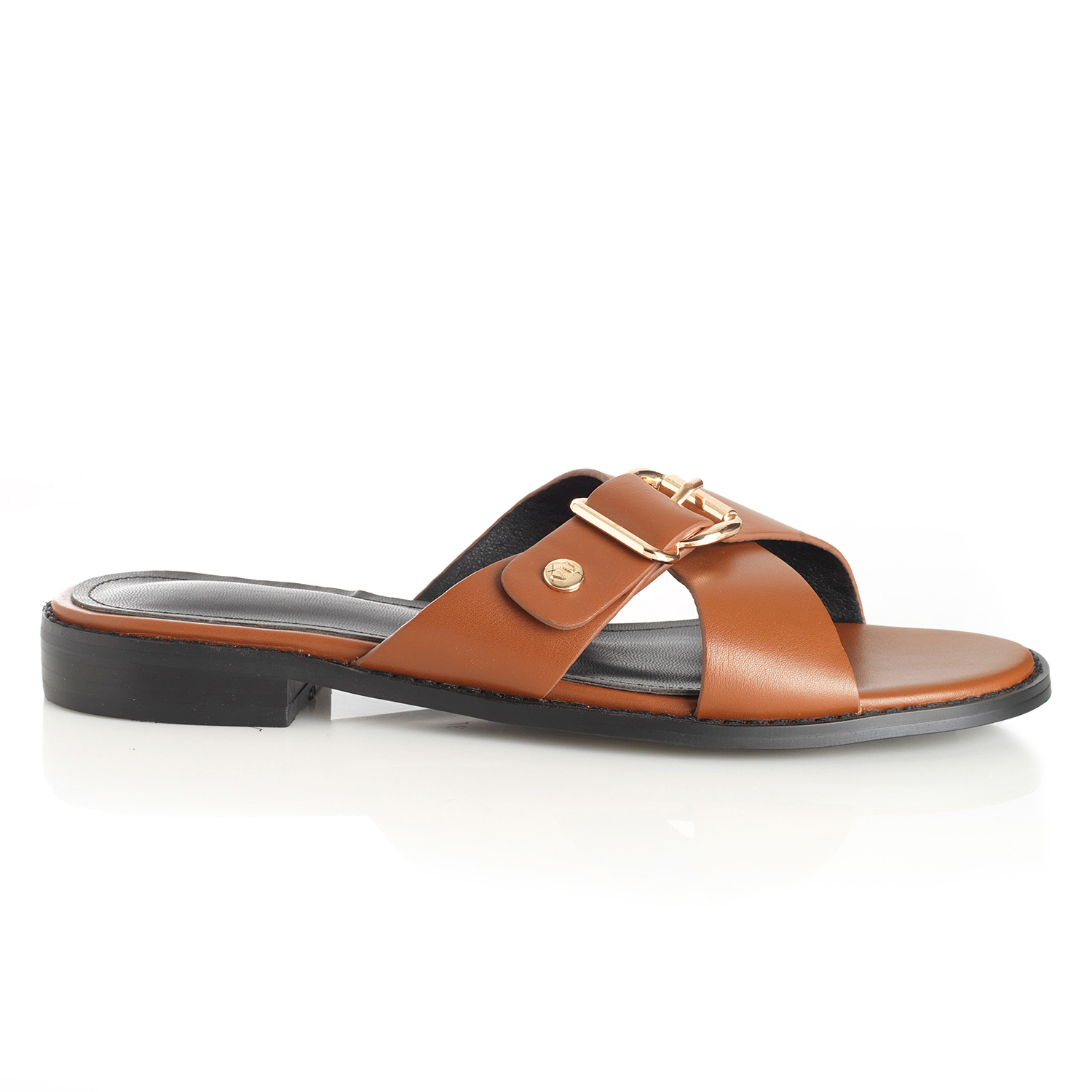 SANDALIA MUJER VIA UNO CAMEL 22601610 - 1