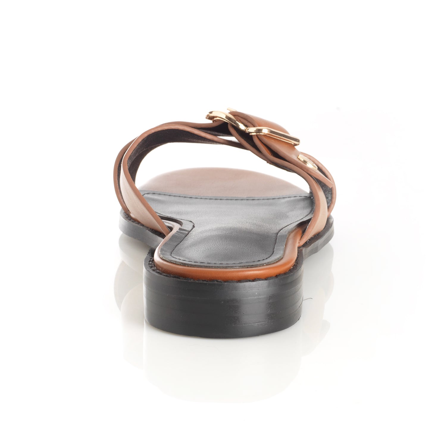 SANDALIA MUJER VIA UNO CAMEL 22601610 - 2