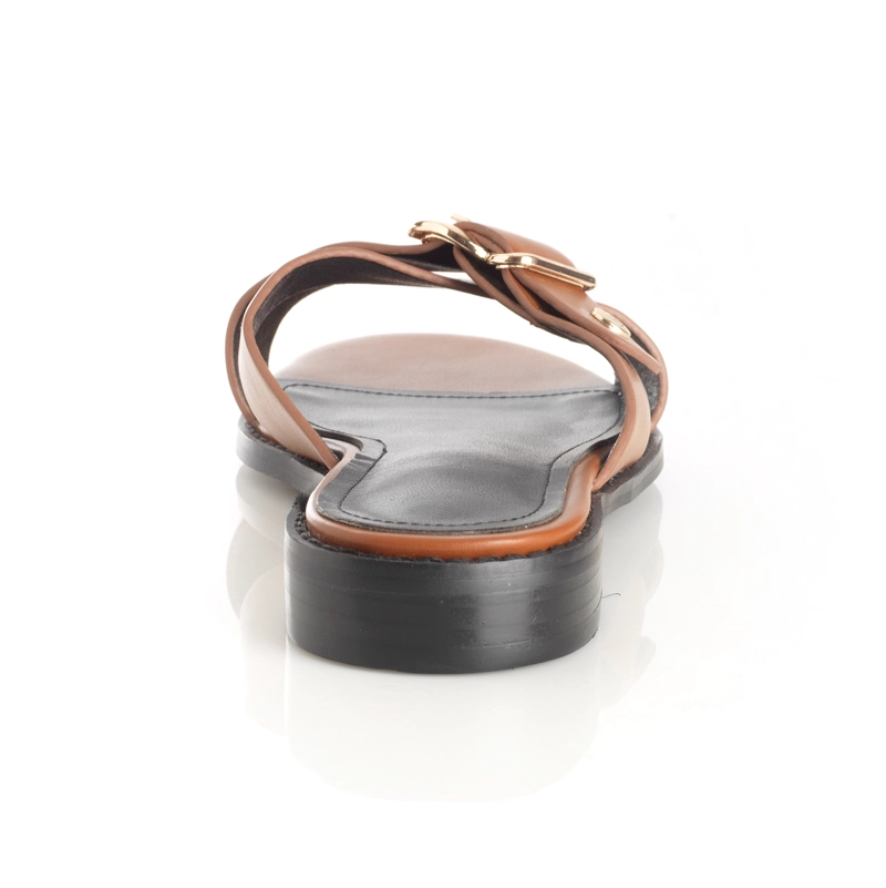 SANDALIA MUJER VIA UNO CAMEL 22601610 - 2