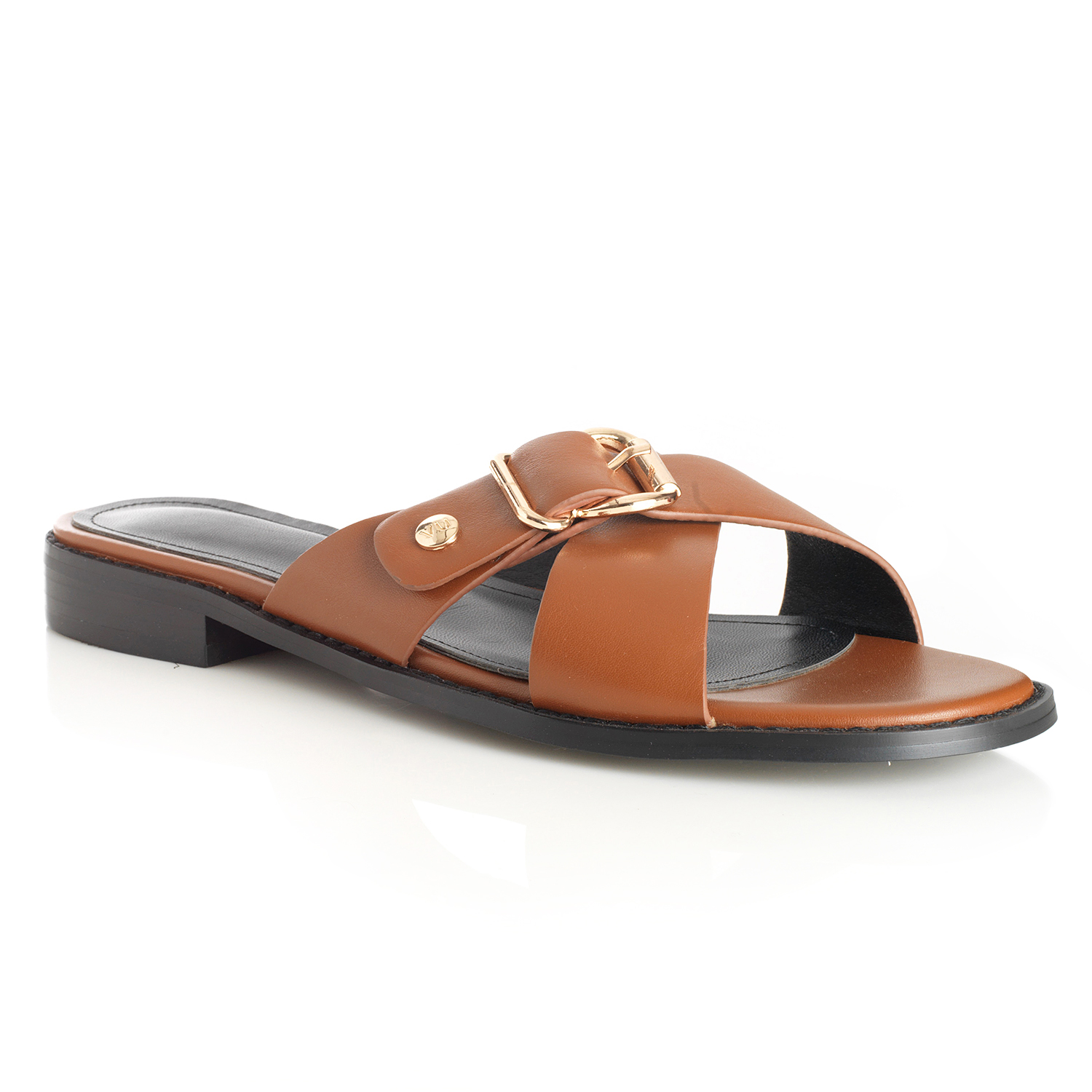 SANDALIA MUJER VIA UNO CAMEL 22601610 - 4