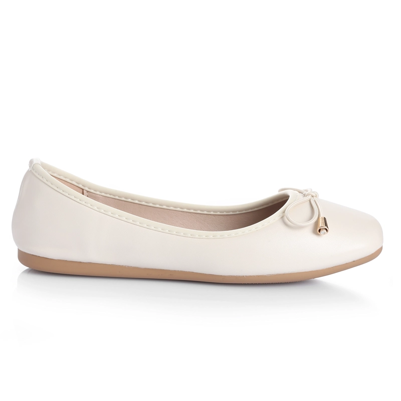 BALLERINA MUJER VIA UNO CREMA 22601510 - 1