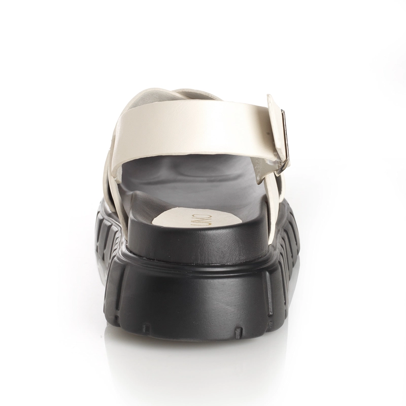 SANDALIA MUJER VIA UNO BEIGE 22641604 - 2