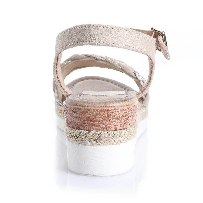 SANDALIA MUJER VIA UNO BEIGE 22642613 - 2