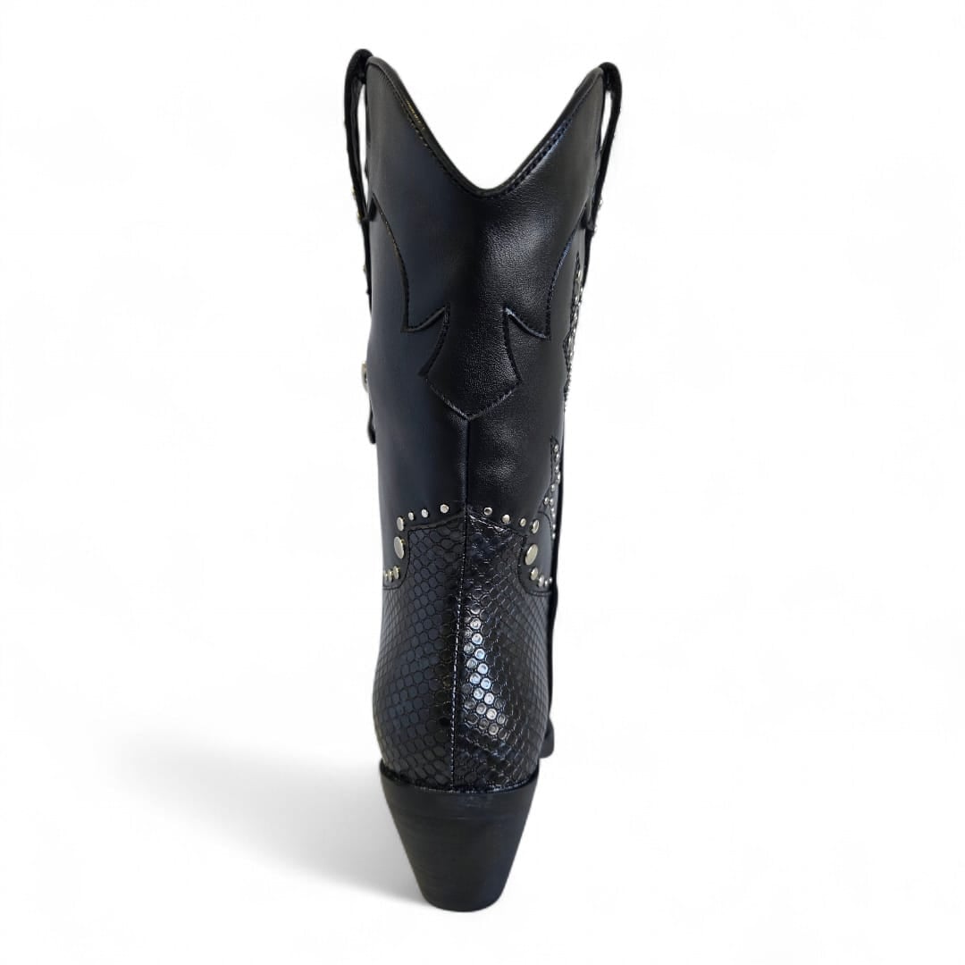 BOTA MUJER VIA UNO WESTWINTER MONTANA NEGRO/NEGRO - 2