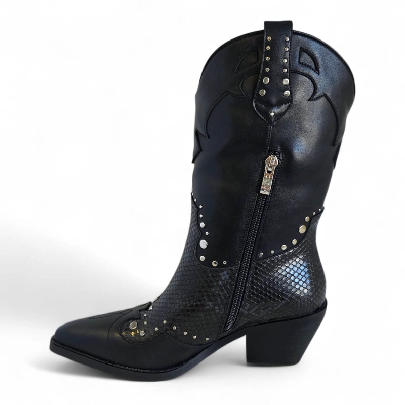 BOTA MUJER VIA UNO WESTWINTER MONTANA NEGRO/NEGRO - 5