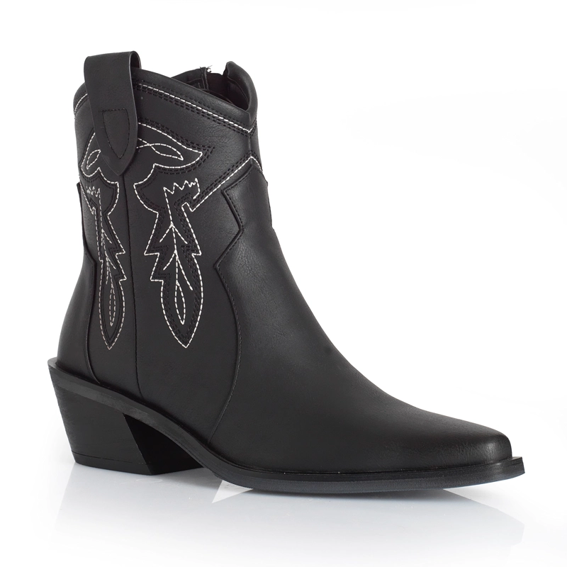 BOTIN MUJER VIA UNO WESTWINTER TUNDRA NEGRO - 4