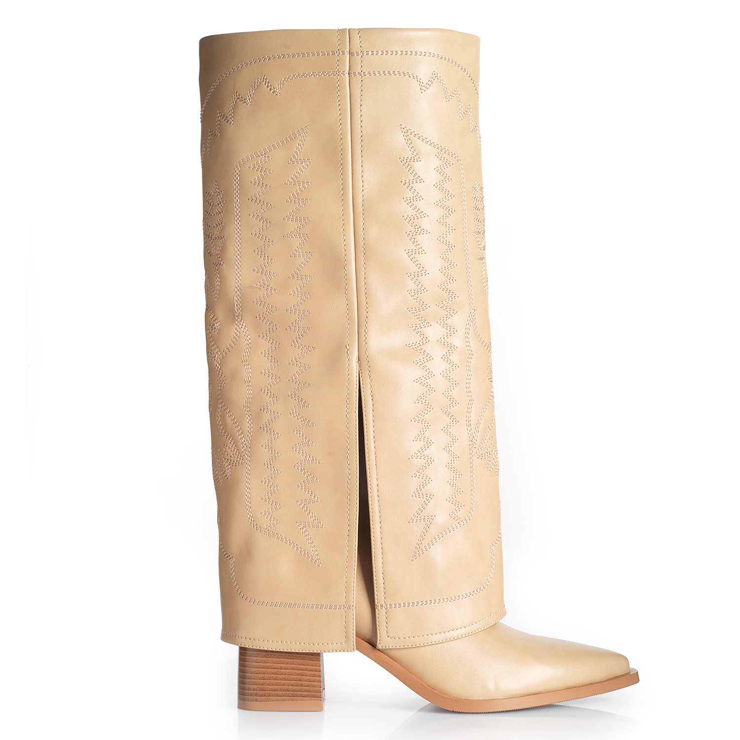 BOTA MUJER VIA UNO WESTWINTER GOLD BEIGE - 1