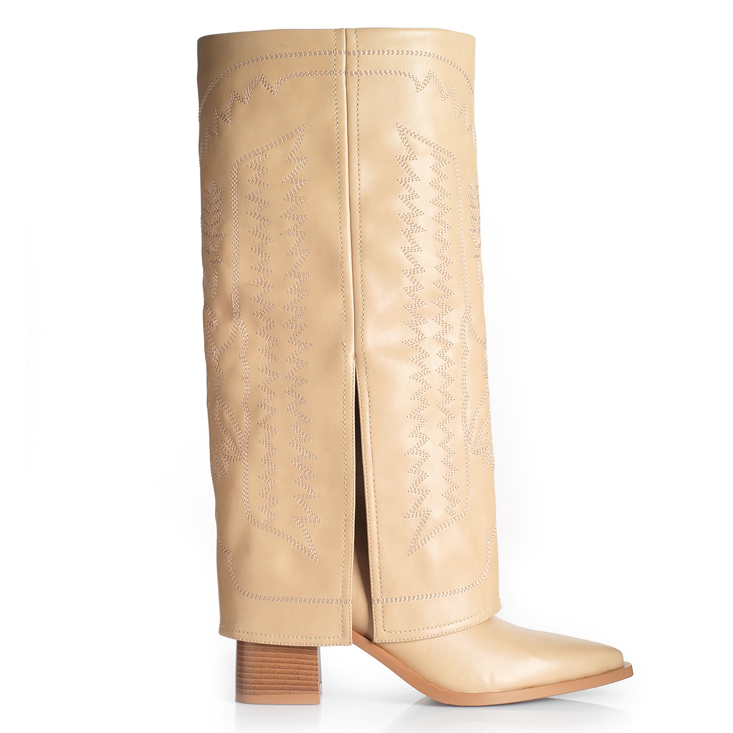 BOTA MUJER VIA UNO WESTWINTER GOLD BEIGE - 1