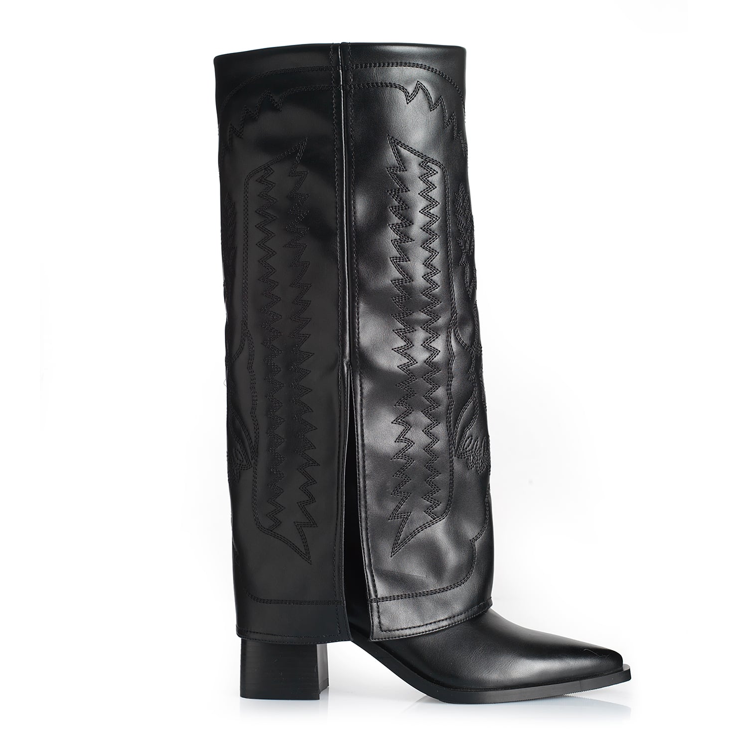 BOTA MUJER VIA UNO WESTWINTER GOLD NEGRO - 1