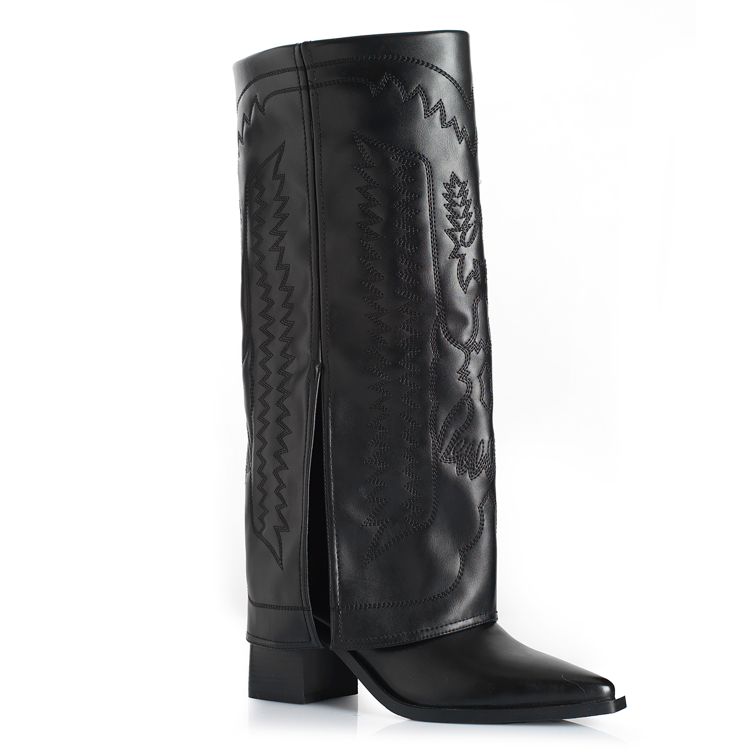 BOTA MUJER VIA UNO WESTWINTER GOLD NEGRO - 4